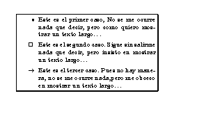 Itemizaci�n simple.
no a las patentes -no al software propietario- usando png y no gif
