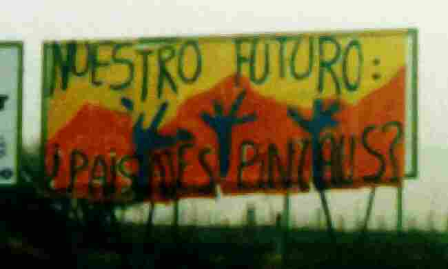 Imagen ampliada de la valla desastrosa