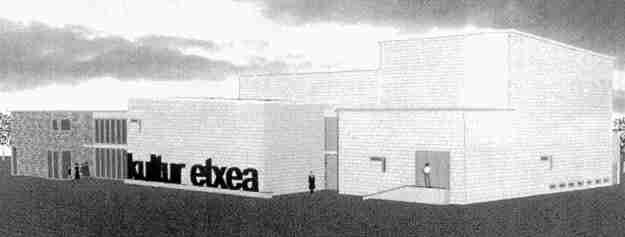 Una imagen de ordenador de la proyectada casa de cultura