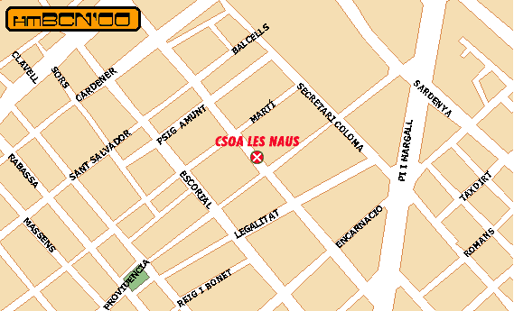 calles adyacentes