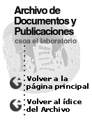 Documentos y publicaciones. Menu de Navegacion