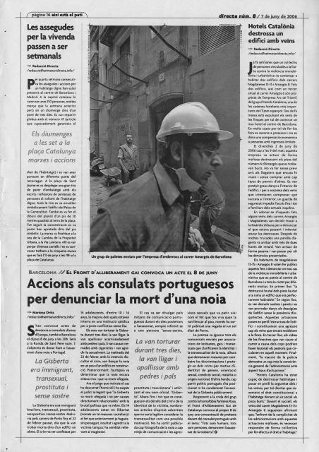 Hotels Catalonia destrossa un edifici amb veïns